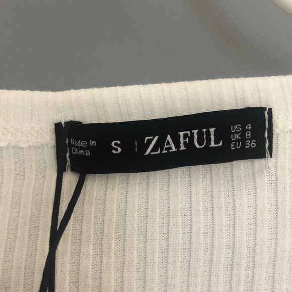 White tie up long sleeve! - Picture 4 of 5